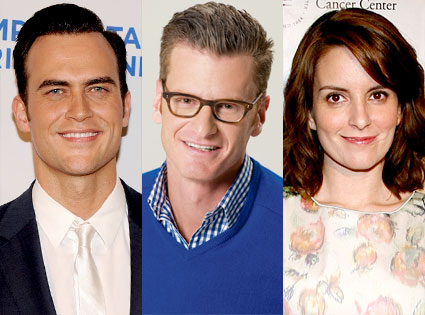 Cheyenne Jackson, Marc Malkin, Tina Fey Cheyenne Jackson, Marc Malkin, Tina Fey
